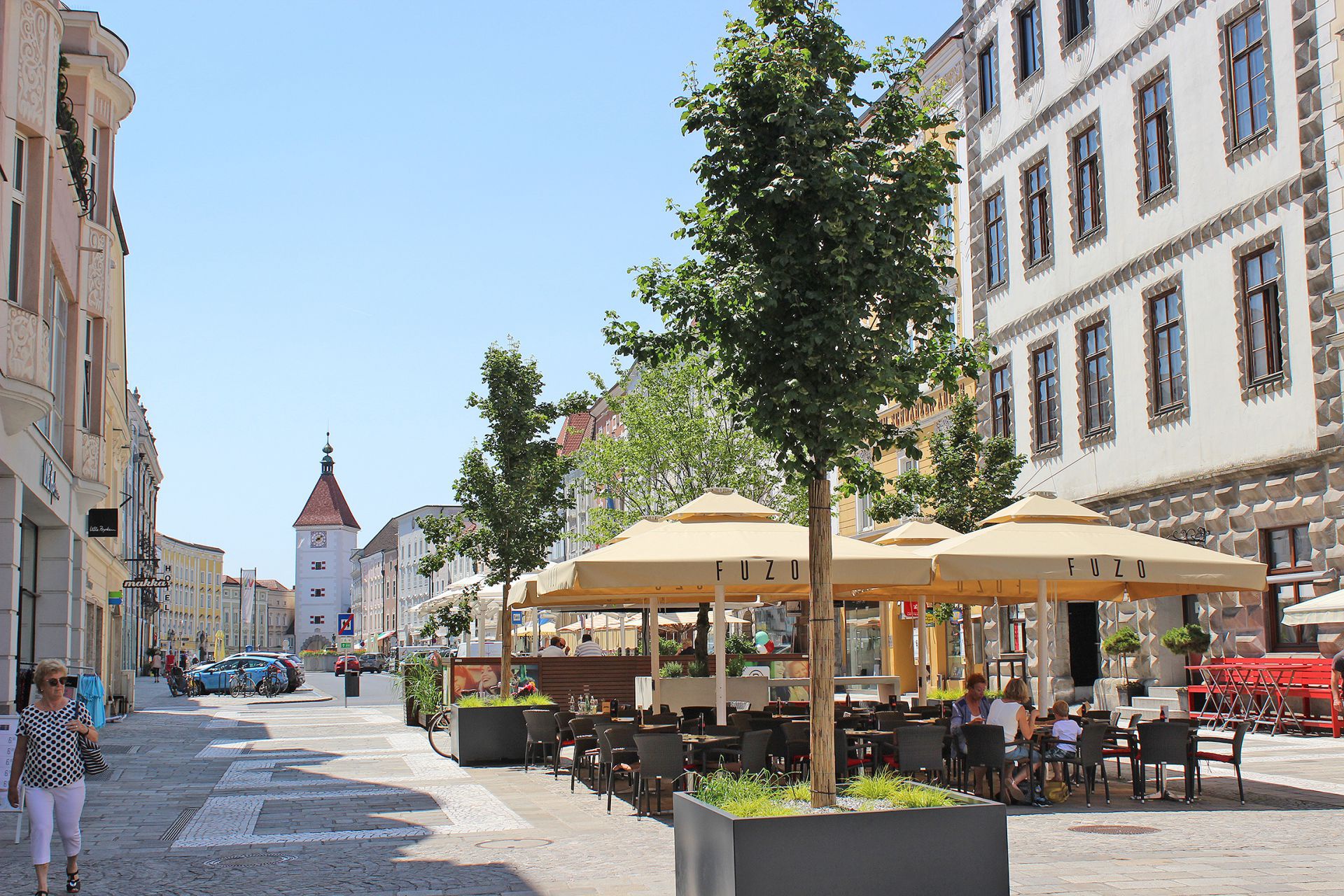 Erneuerung Fußgängerzone Stadt Wels