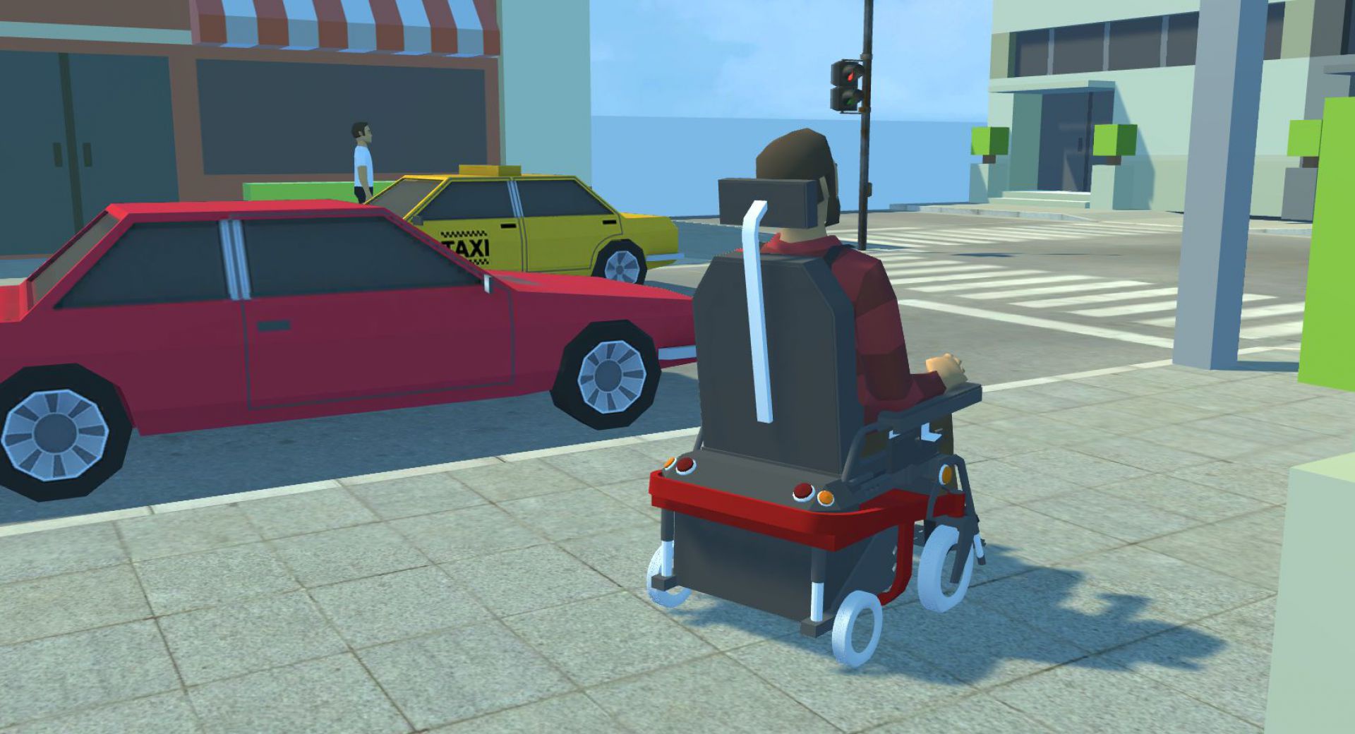 WheelSim VR - E-Rollstuhlsimulator zum Erlernen der Steuerung und Verbesserung der Fahrsicherheit mittels VR (Virtual Reality)