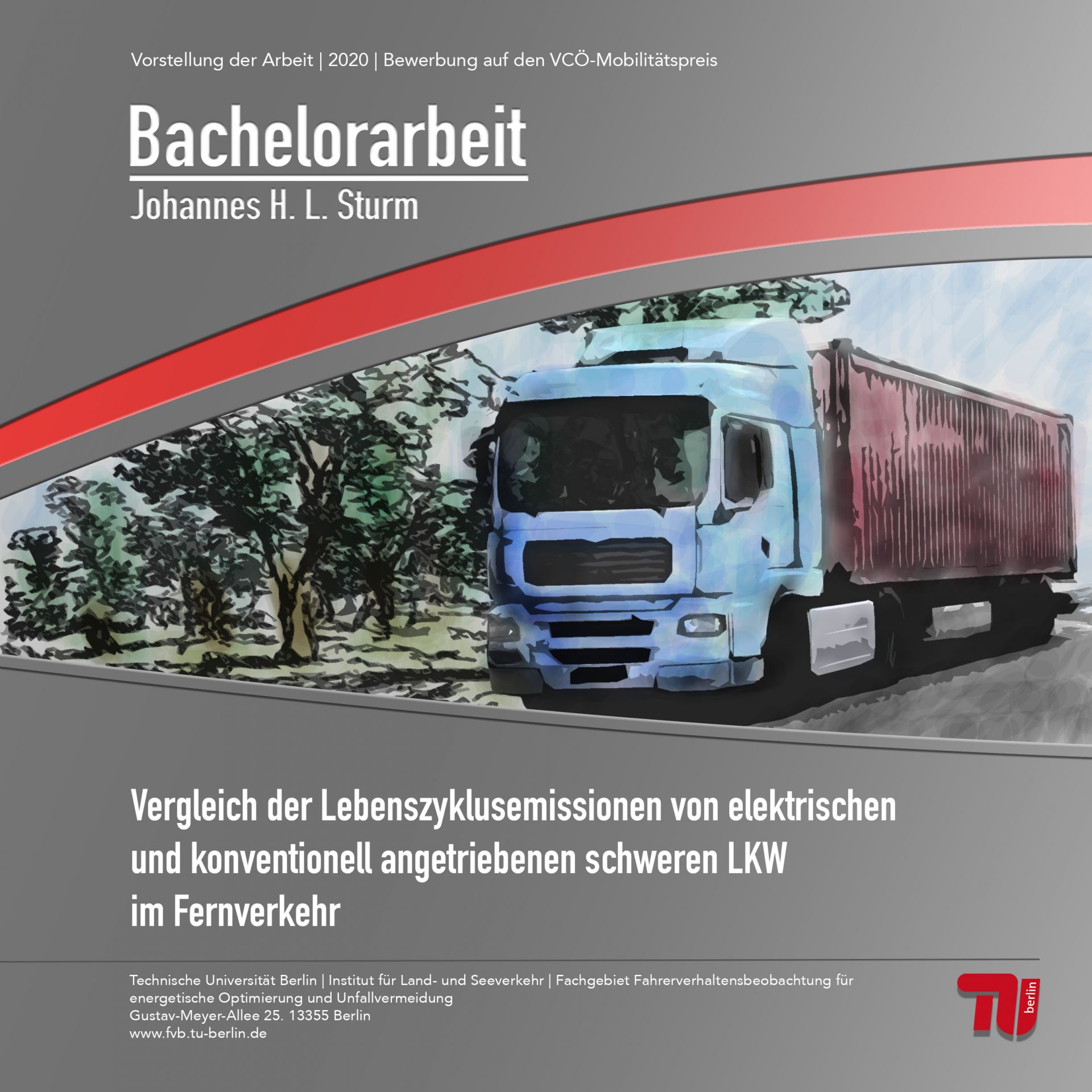 Vergleich der Lebenszyklusemissionen von batterieelektrischen und konventionell angetriebenen schweren LKW im Fernverkehr