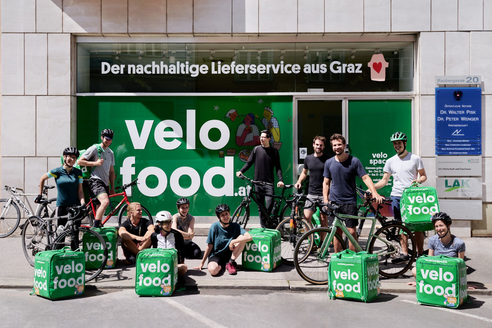 Velofood.at - der nachhaltige Lieferdienst in Graz
