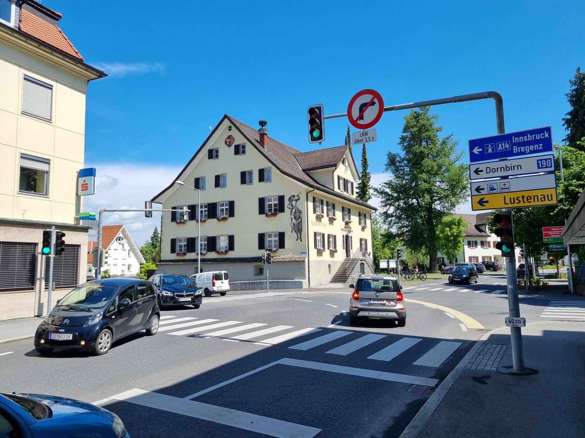 Fußgängerzone Kirchplatz Hohenems