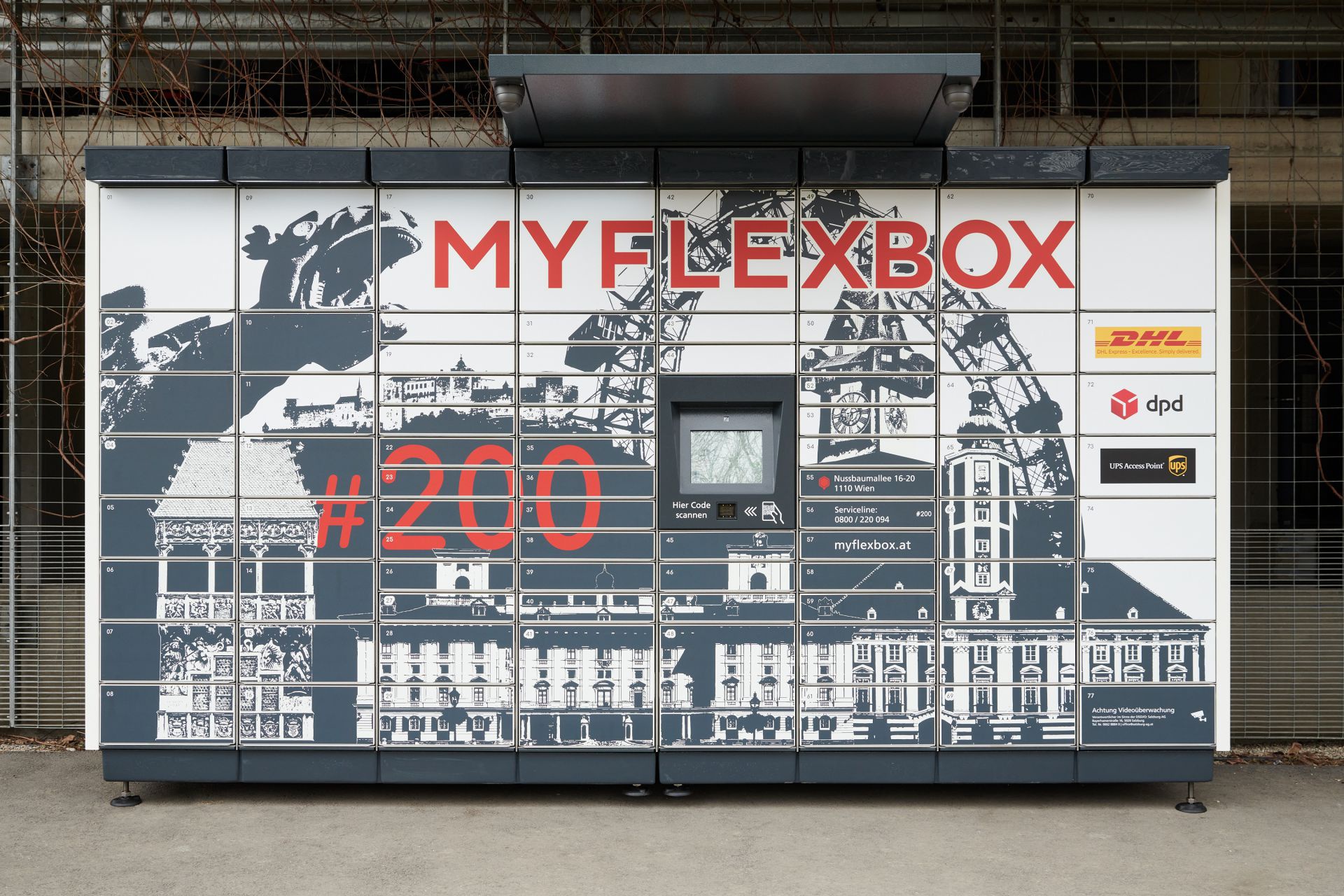 Offenes Smart-Locker-Netzwerk MYFLEXBOX