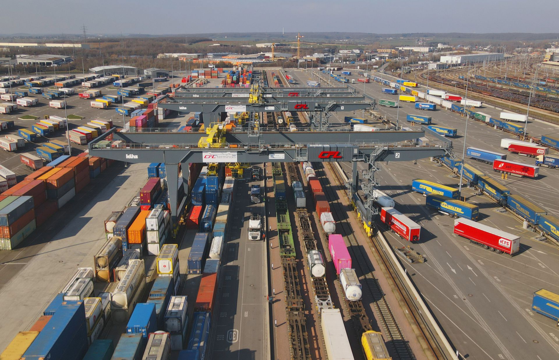 CFL terminals investiert in die Modernisierung des intermodalen Terminals Bettemburg-Düdelingen