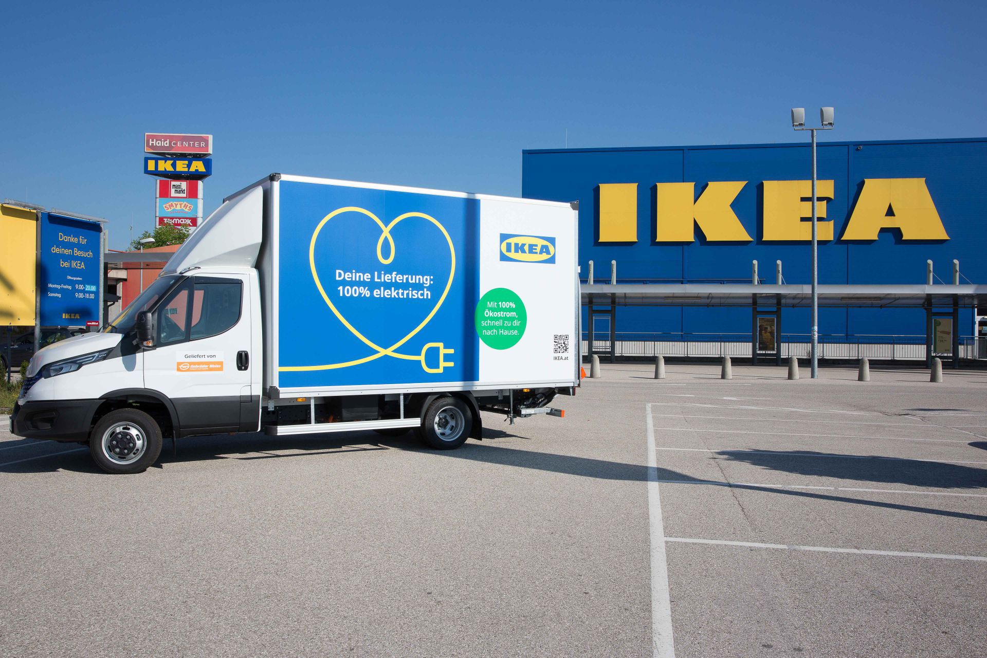 Emissionsfreie Kund:innenlieferung von IKEA