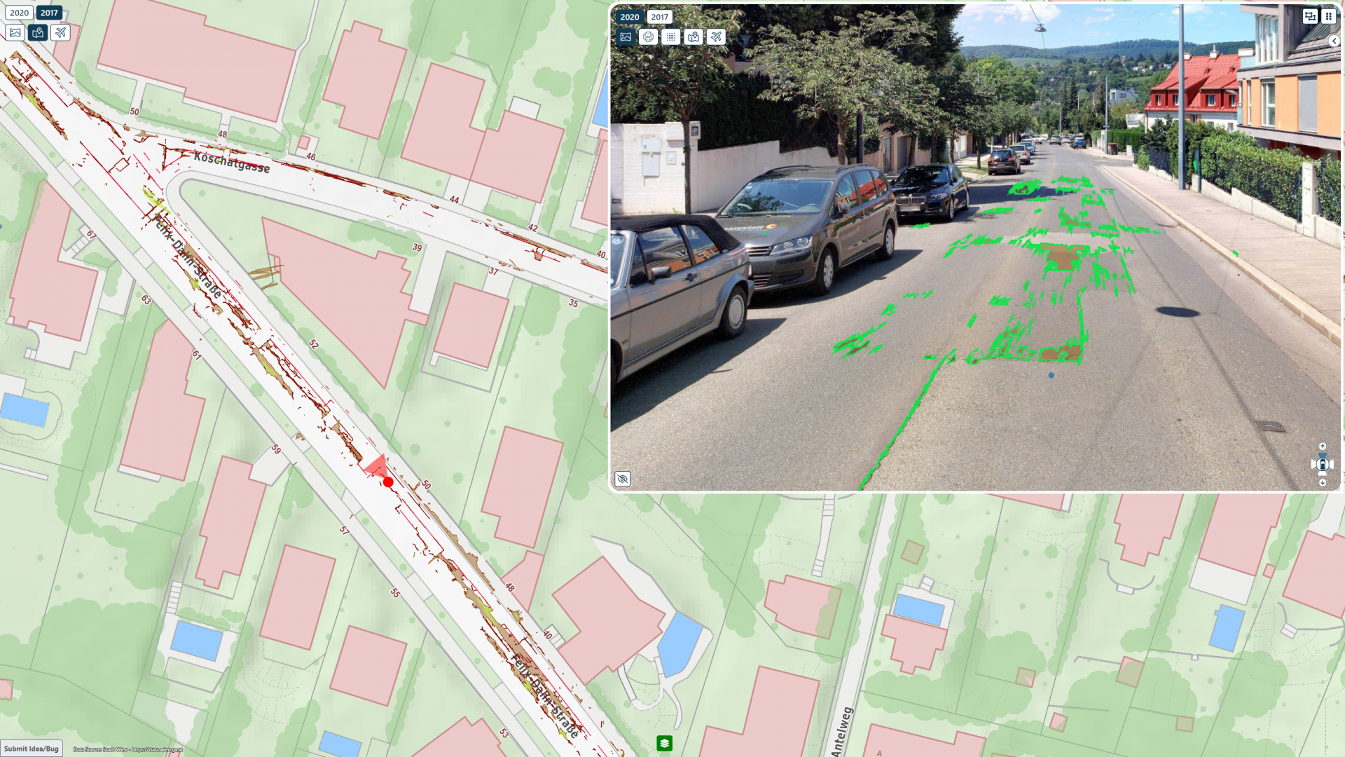 Detekt - Objekterkennung mit Künstlicher Intelligenz in Mobile Mapping Daten