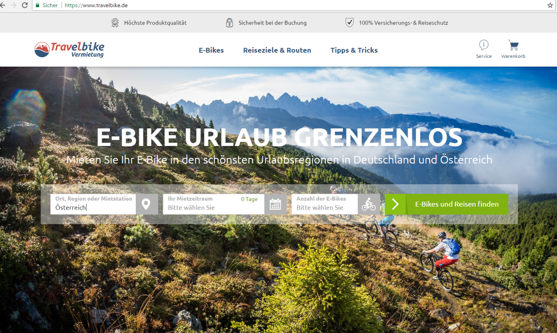Travelbike - Das All Inclusive E-Bike Vermietkonzept für den Tourismus