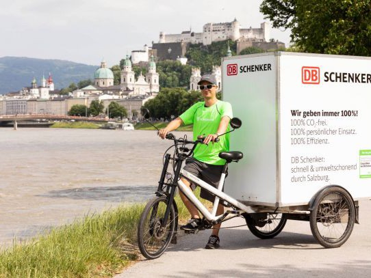 DB Schenker setzt auf Cargo Bikes