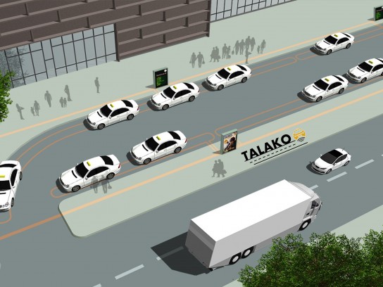 TALAKO - Taxiladekonzept für Elektrotaxis im öffentlichen Raum