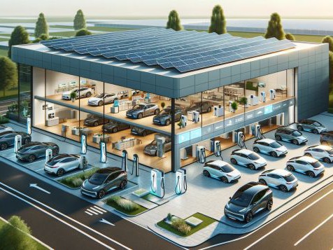 CO2-neutrales Autohaus