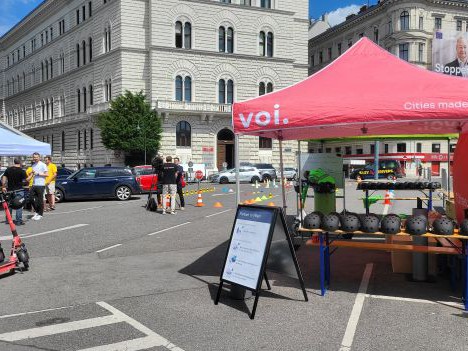 Sicherheits-Aktionstag mit den führenden E-Scooter-Sharing-Anbietern in Wien