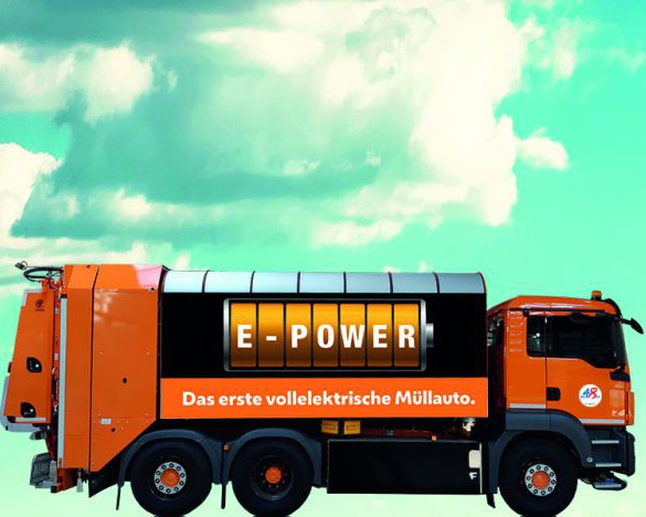 100 % E-Power - Österreichs erstes vollelektrisches Müllsammelfahrzeug in Betrieb