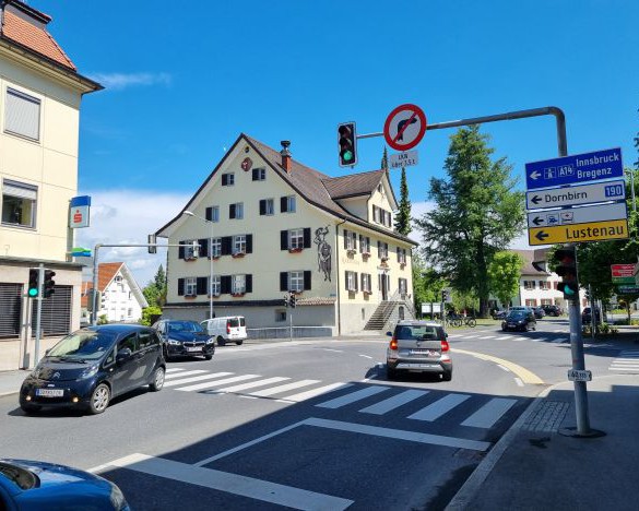 Fußgängerzone Kirchplatz Hohenems