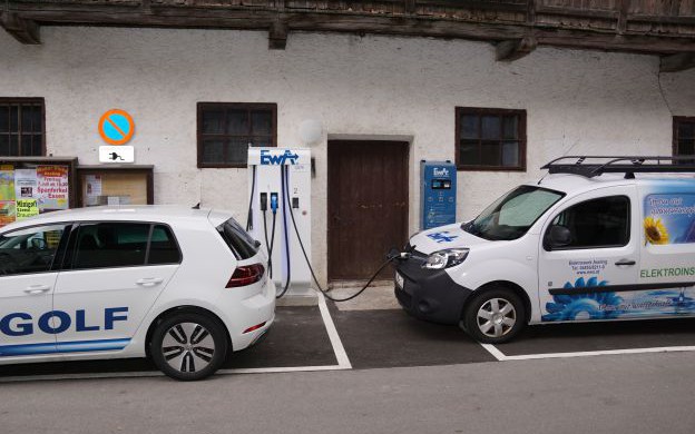 erste Schnellladestation Osttirol's für E-Autos