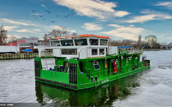 ELEKTRA - weltweit erstes emissionsfreies Kanalschubboot