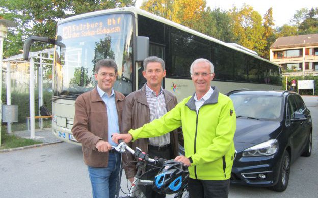 Vergleichsfahrt: Fahrrad, Bus und PKW