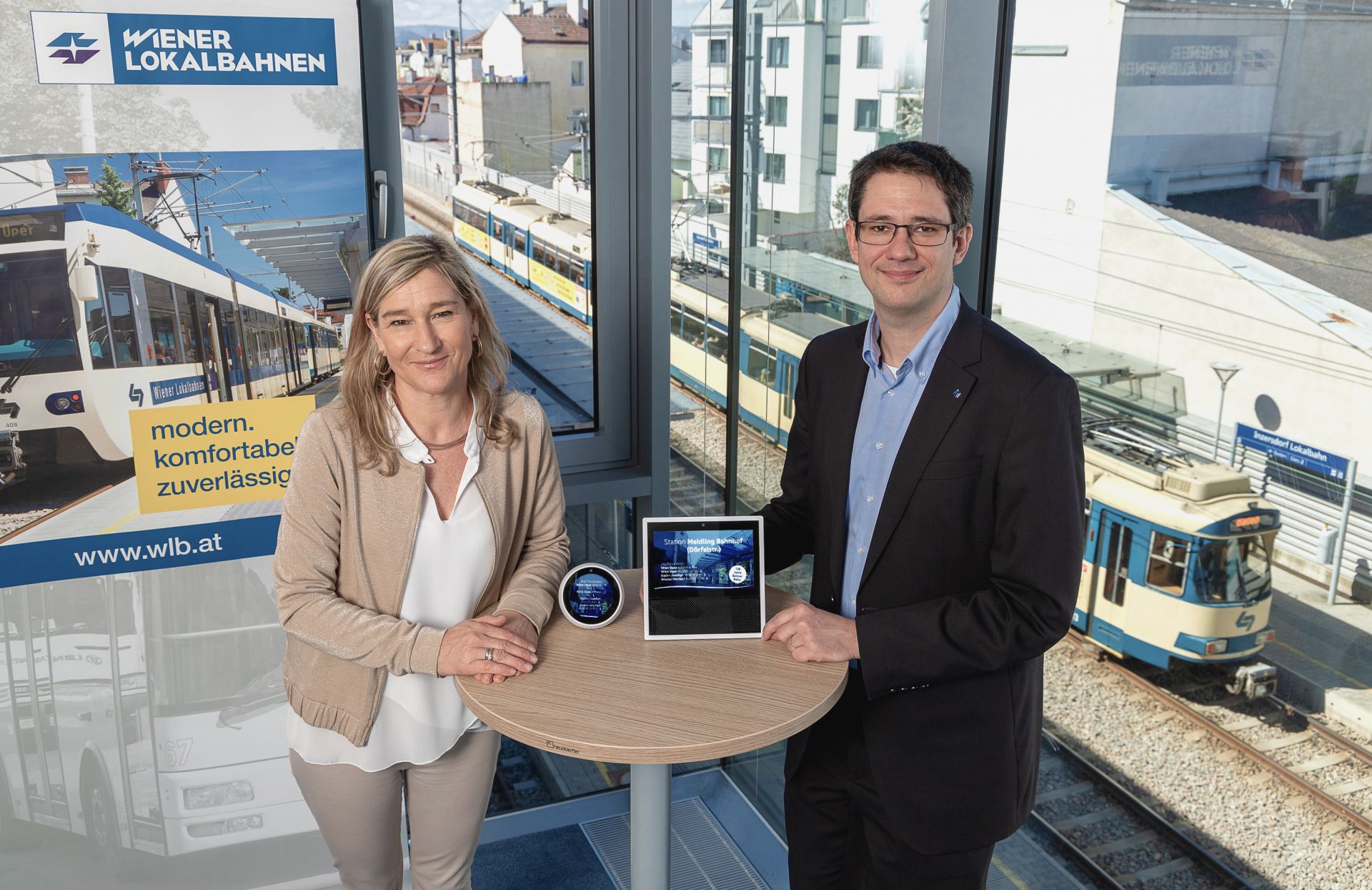 Badner Bahn: Barrierefreier Abfahrtsmonitor als Alexa Skill