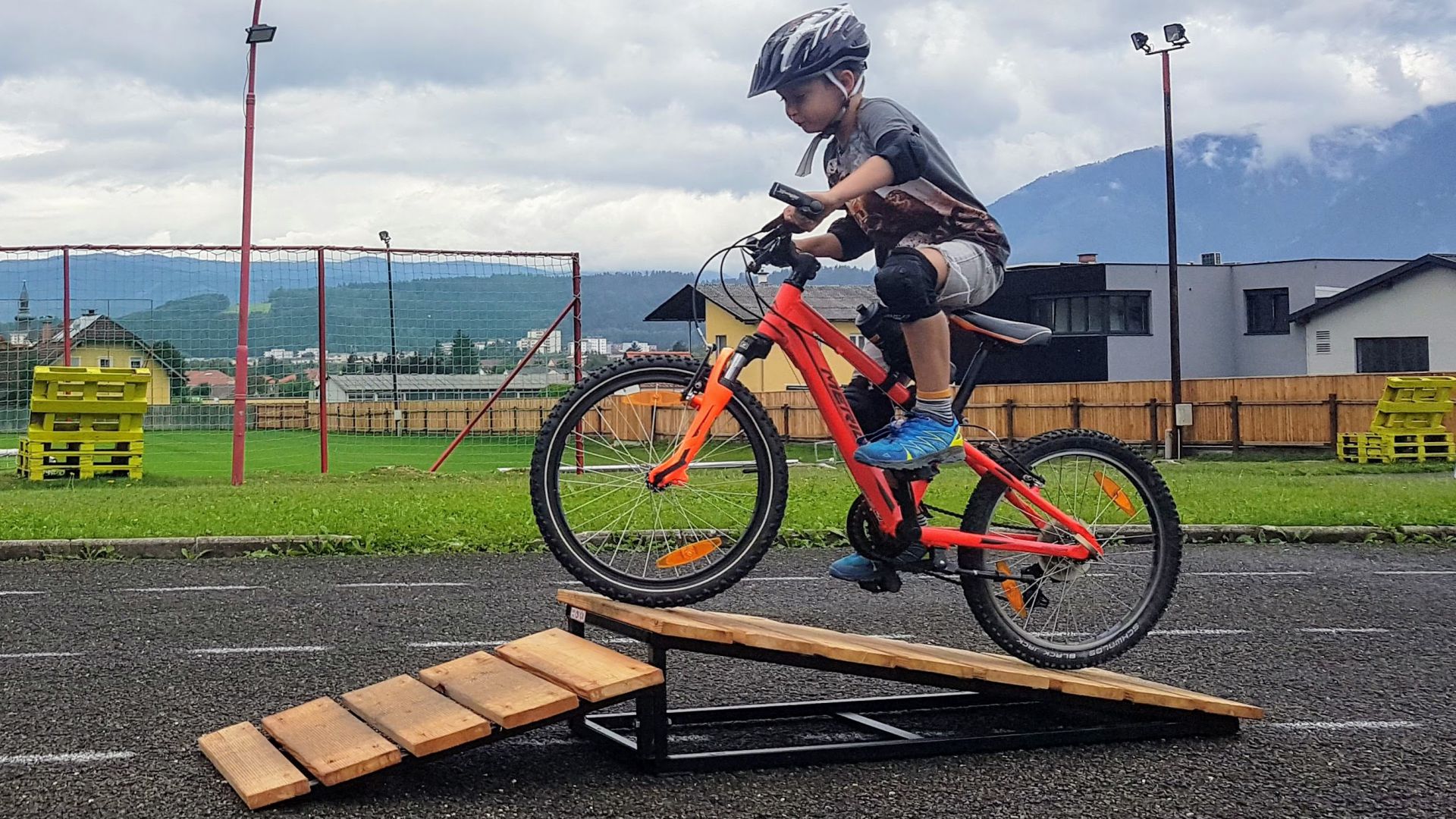 Fahrradfahren im Schulunterricht