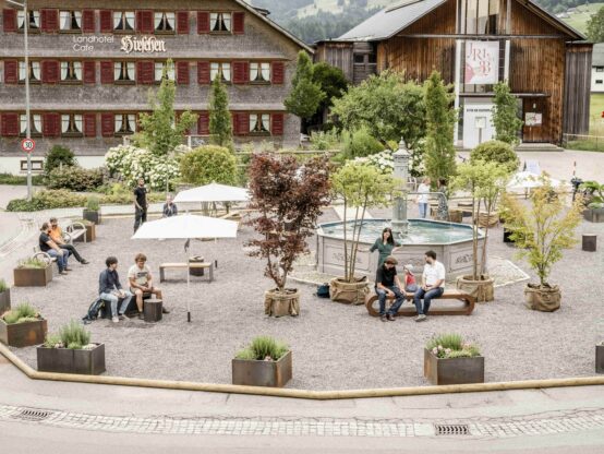 Foto Dorfplatz Hittisau