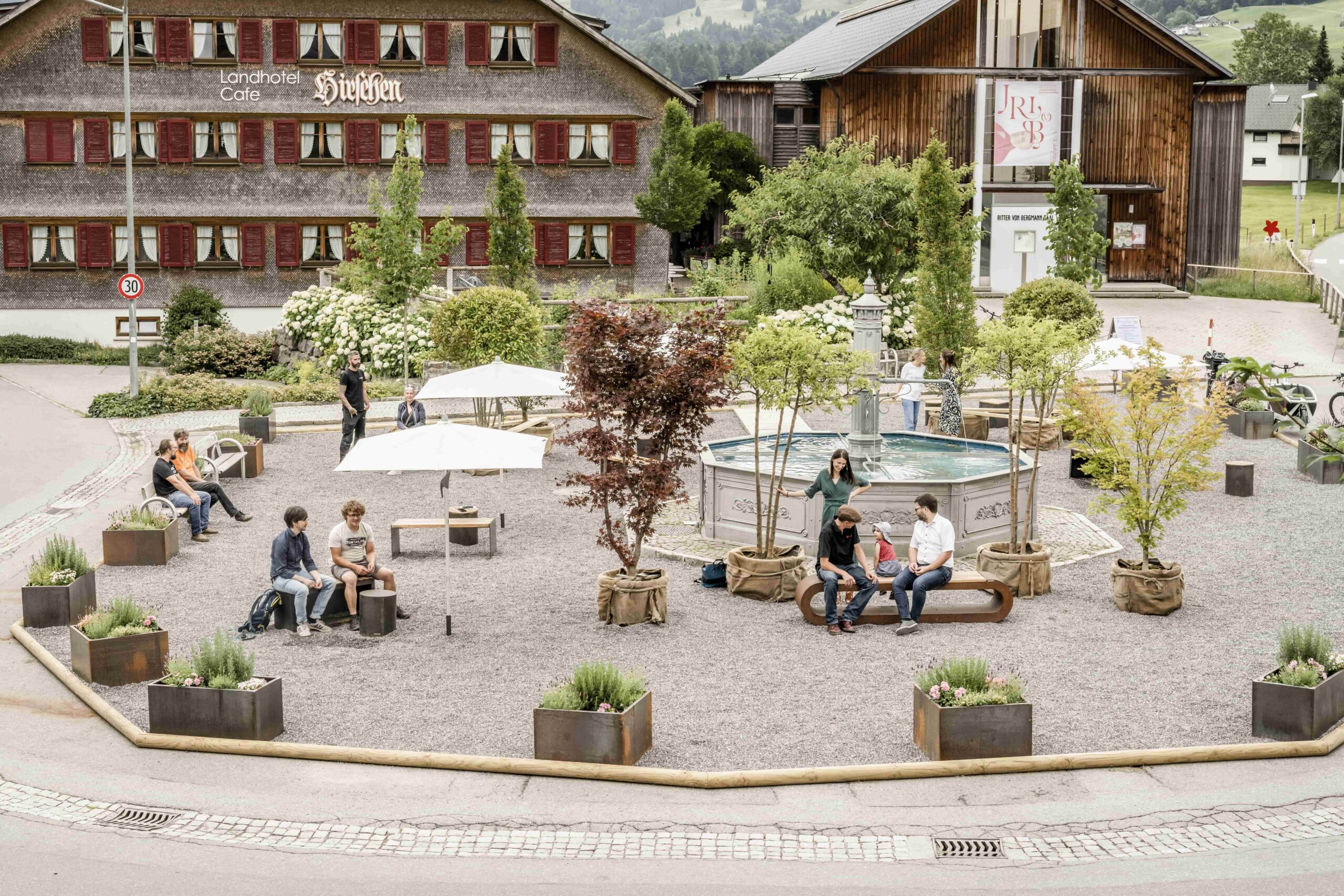 Foto Dorfplatz Hittisau