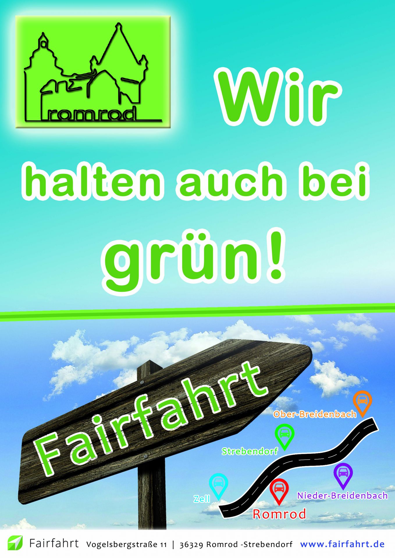 Fairfahrt - Die digitale Mitfahrbank