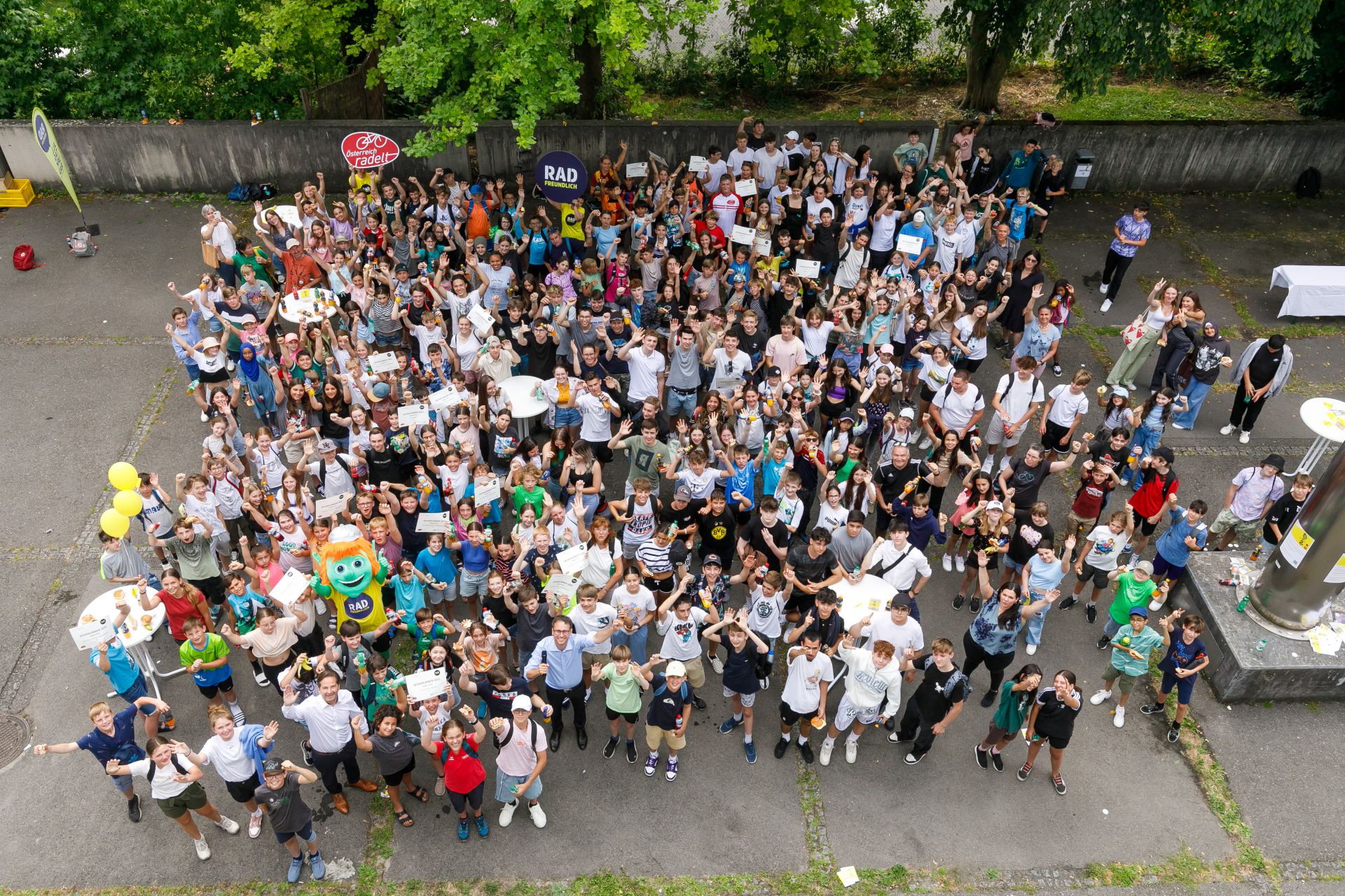 © Land Vorarlberg/B. Hofmeister Österreich radelt zur Schule