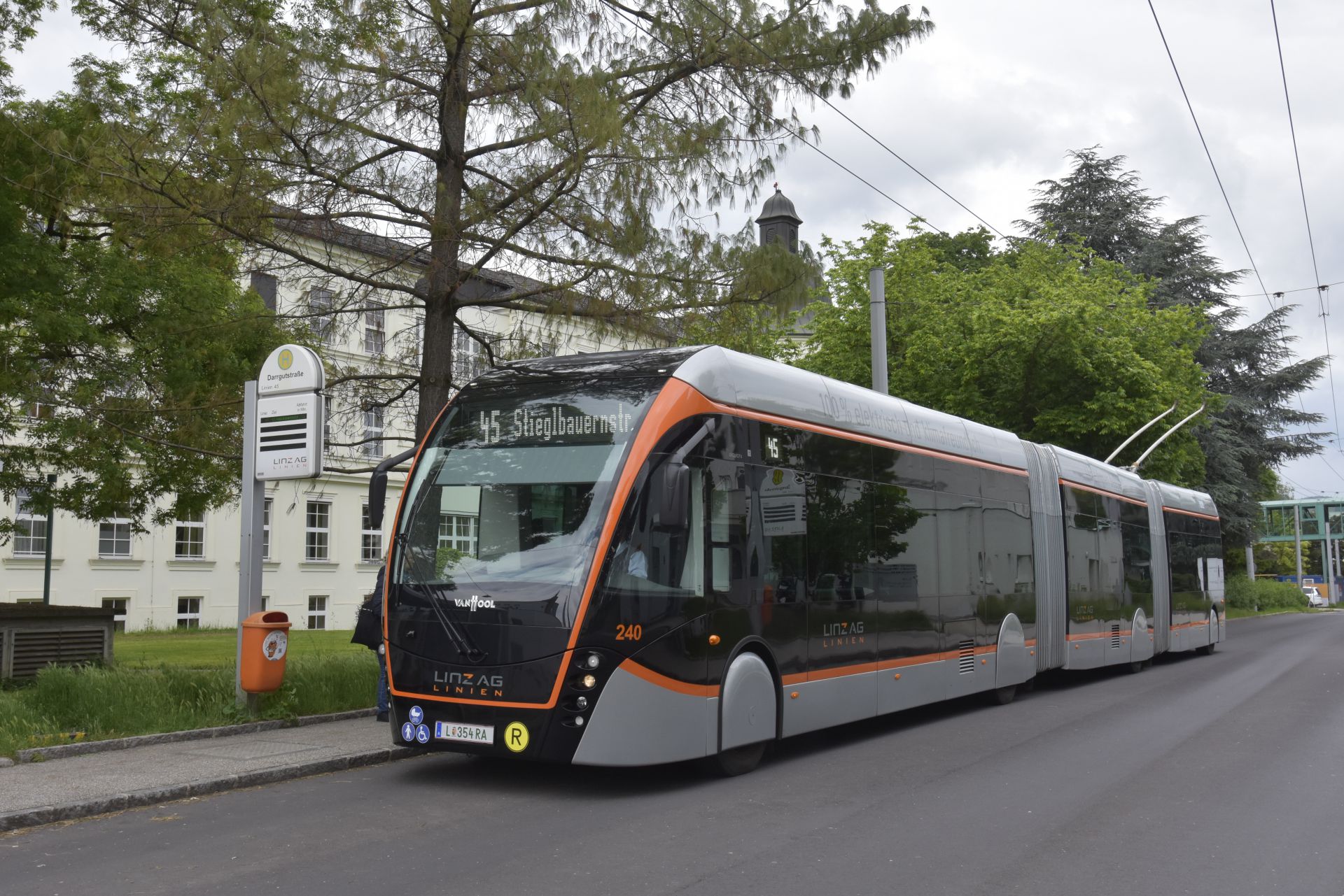 Emissionsfreie Mobilität - die neuen Obusse der LINZ AG LINIEN