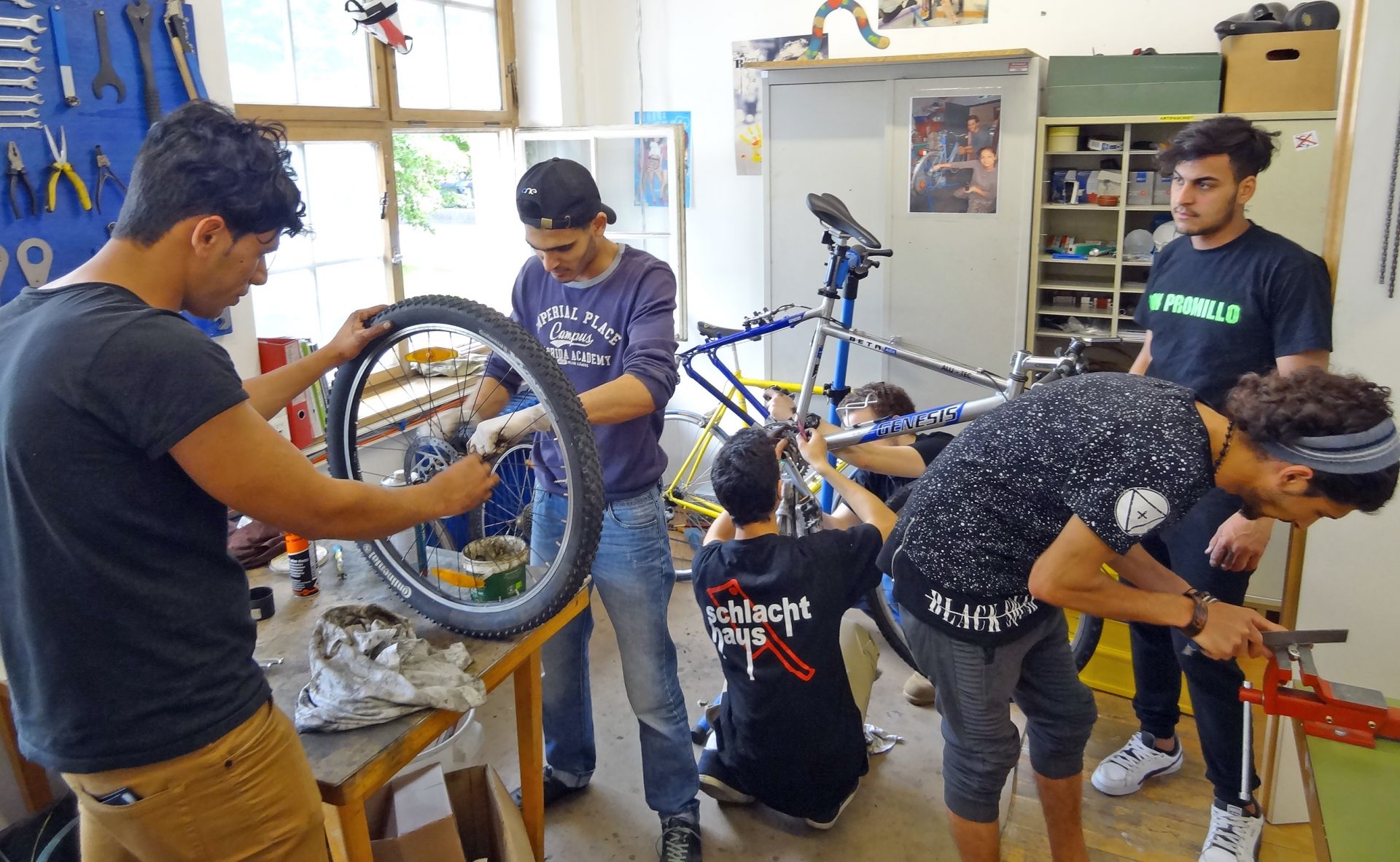 Jugendfahrradwerkstatt Blitzventil