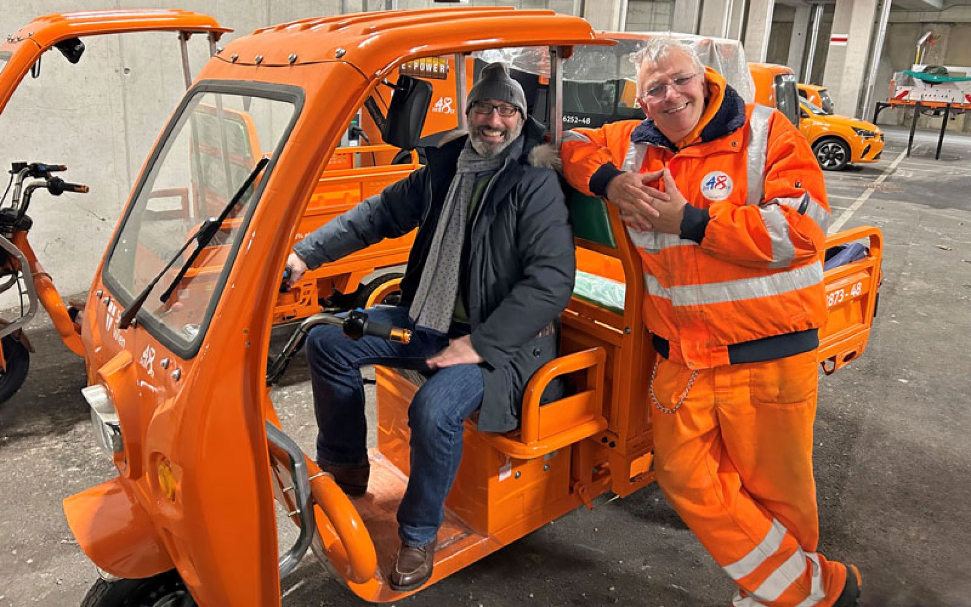 © Magistratsabteilung 48 E-Lastenrad Cargo 500 von Move Eco zur Verwendung in der Stadt Wien – Magistratsabteilung 48 – Abfallwirtschaft, Straßenreinigung und Fuhrpark