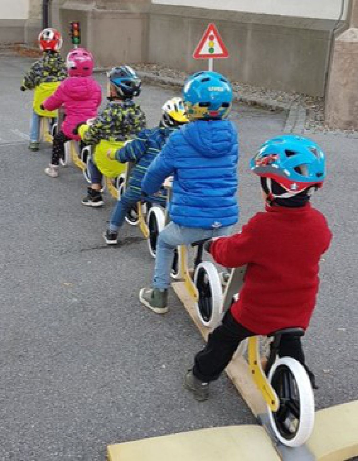 Sanfte Mobilität Kindergartenkinder und Senior:innen