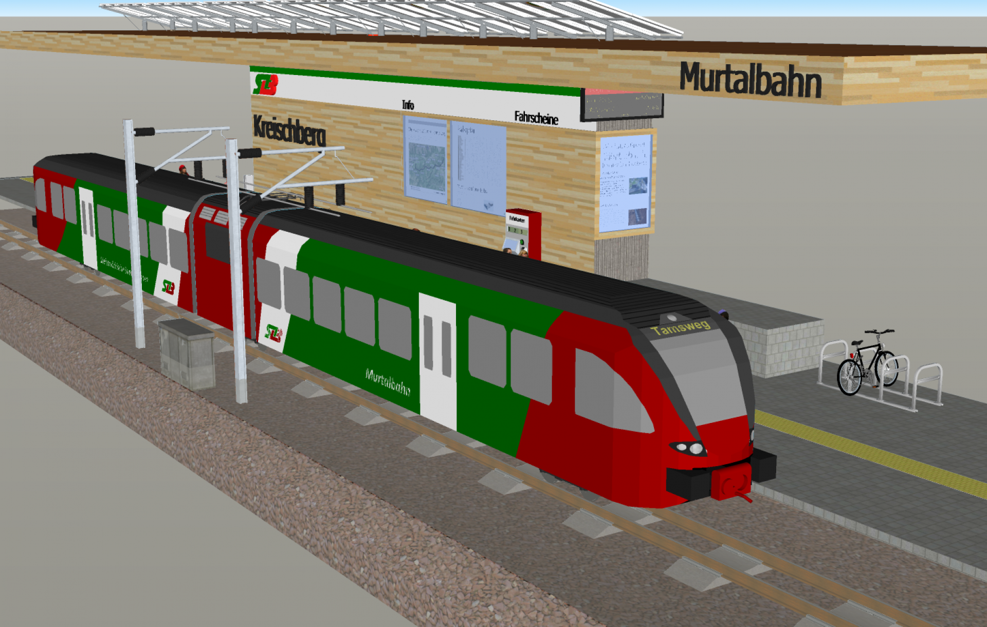 Elektrische Energiespeicher- und Ladelösungen im ÖV - Fallbeispiel Murtalbahn