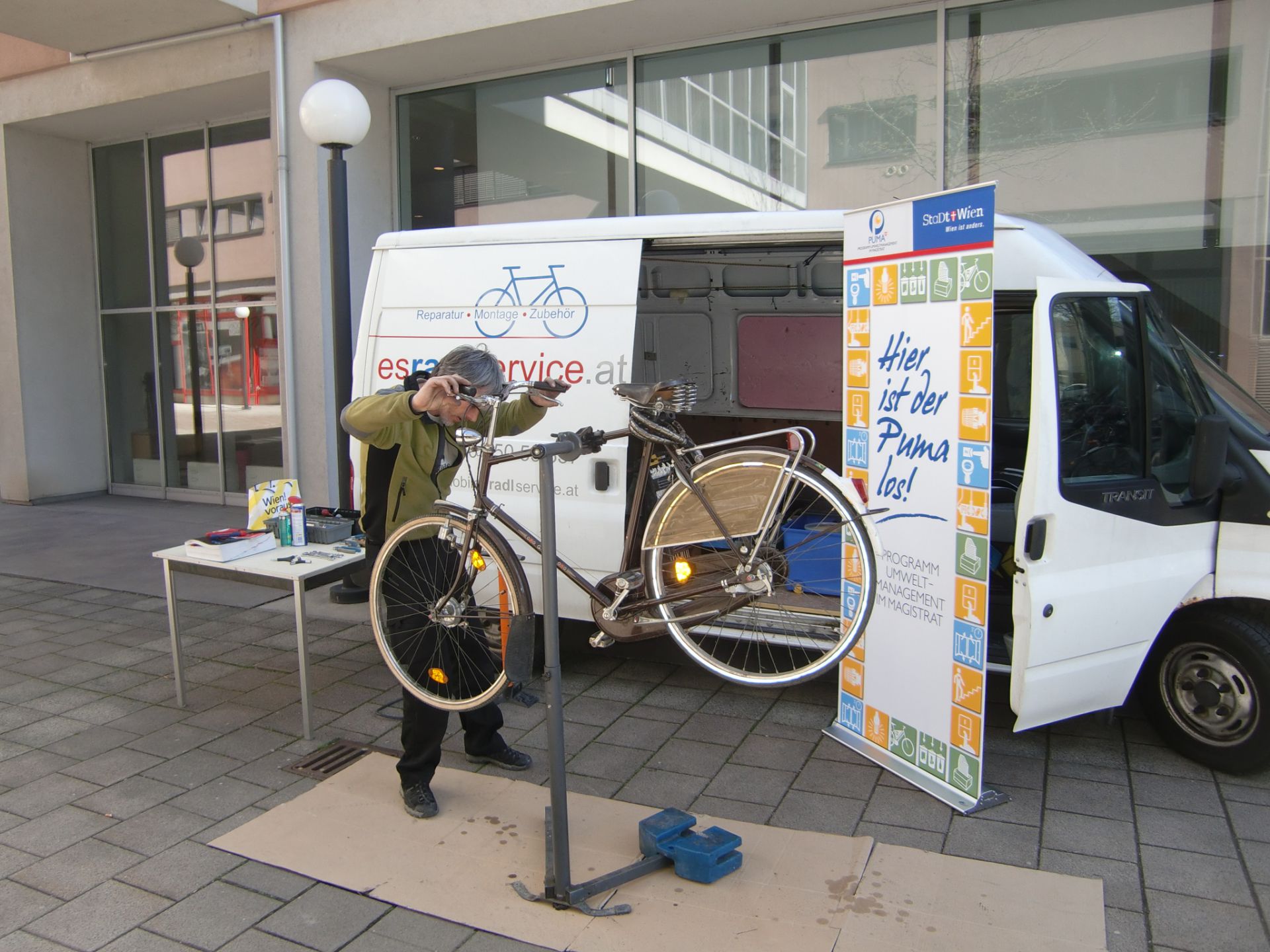 Der Magistrat der Stadt Wien fährt Rad