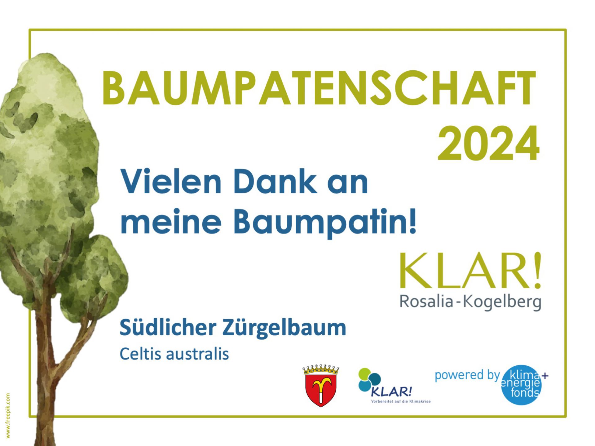 © Markus Puschenreiter Begrünung im öffentlichen Raum durch Baumpatenschaften