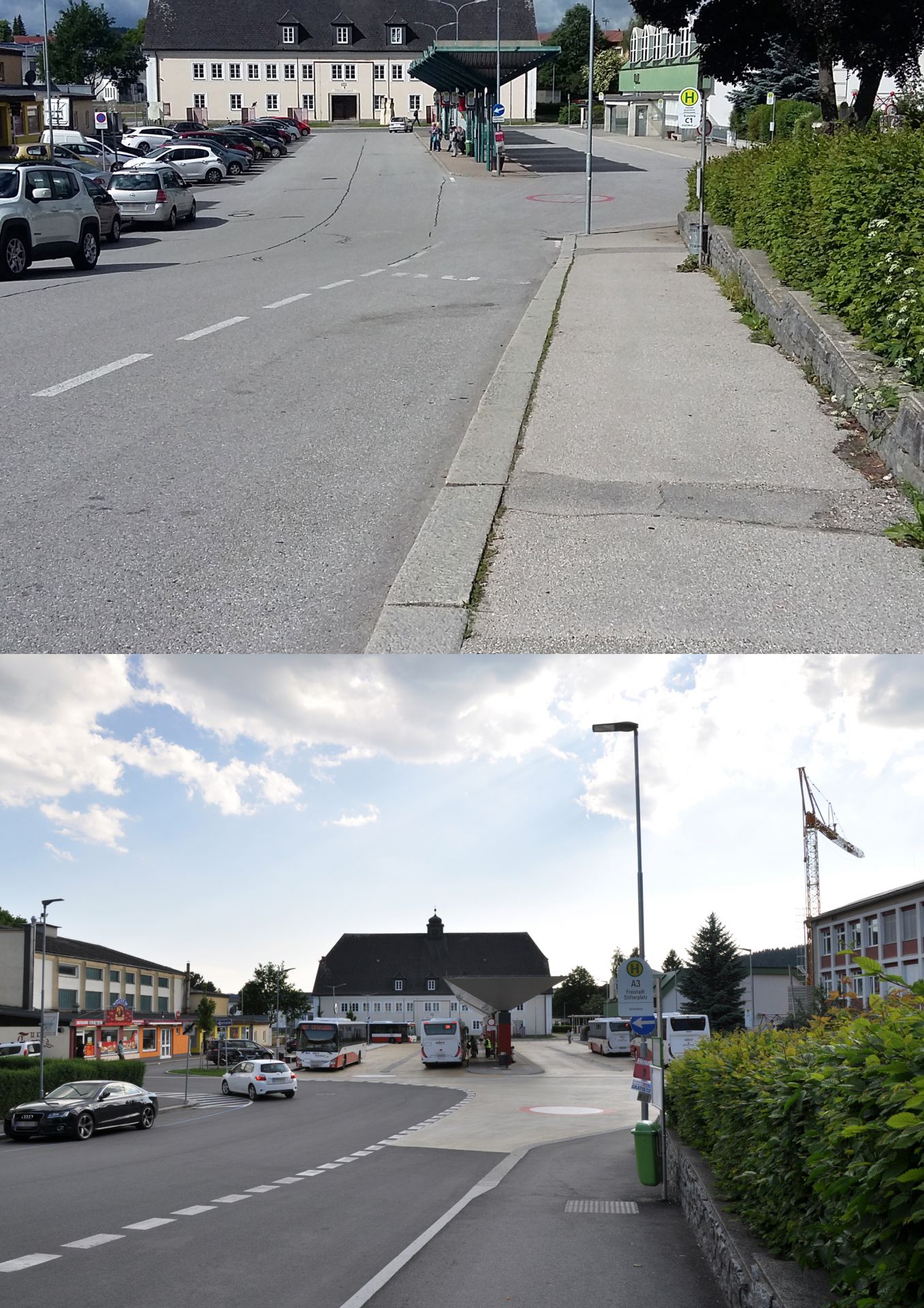 Neugestaltung Busterminal Stifterplatz in Freistadt