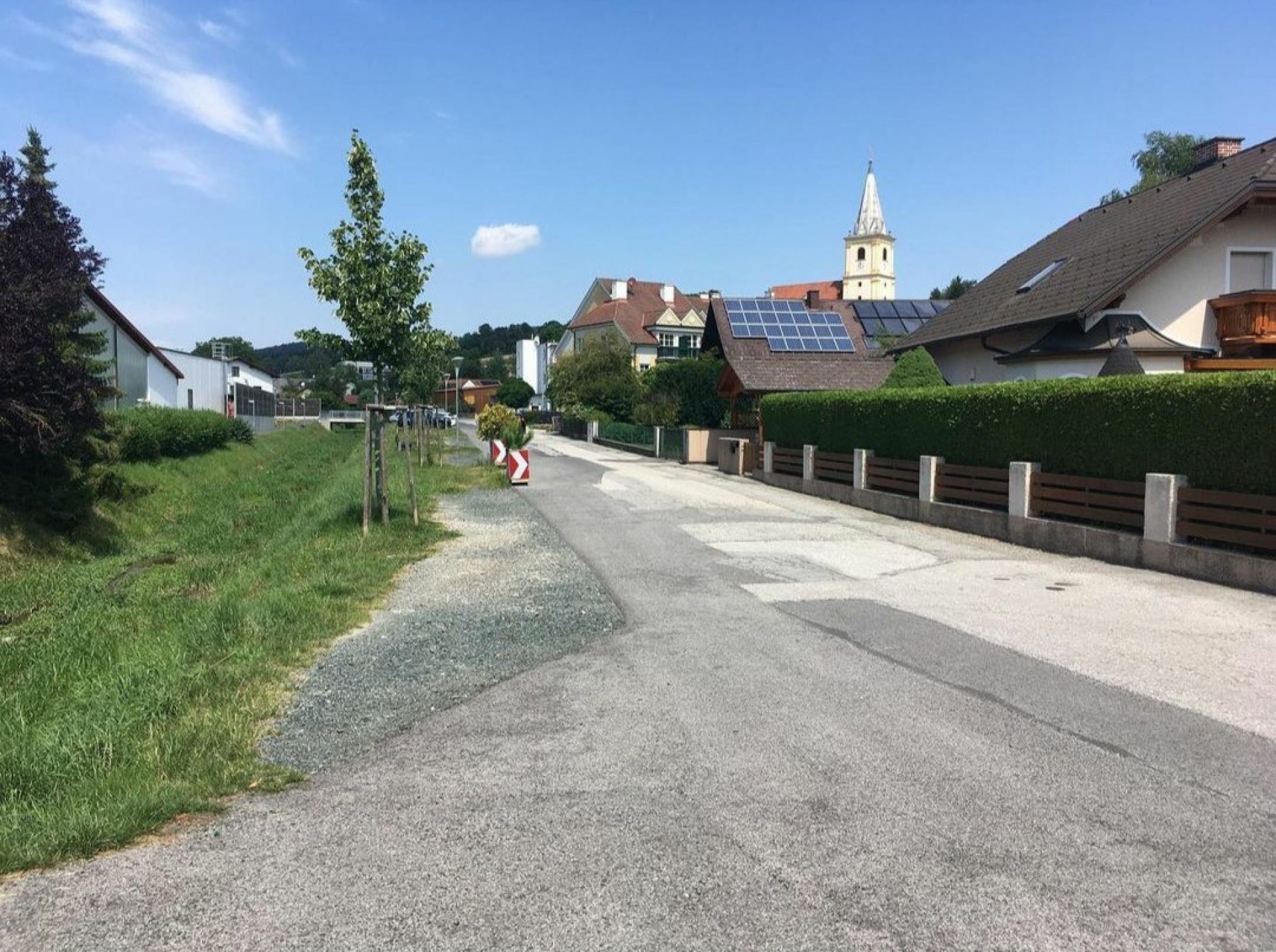 © Gemeinde Krumbach Neugestaltung der Promenade - Wo man Seele und Füße BAUMeln lassen kann