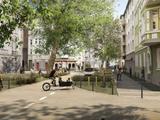 Rendering von Projekt "Lebenswerte Straßen"