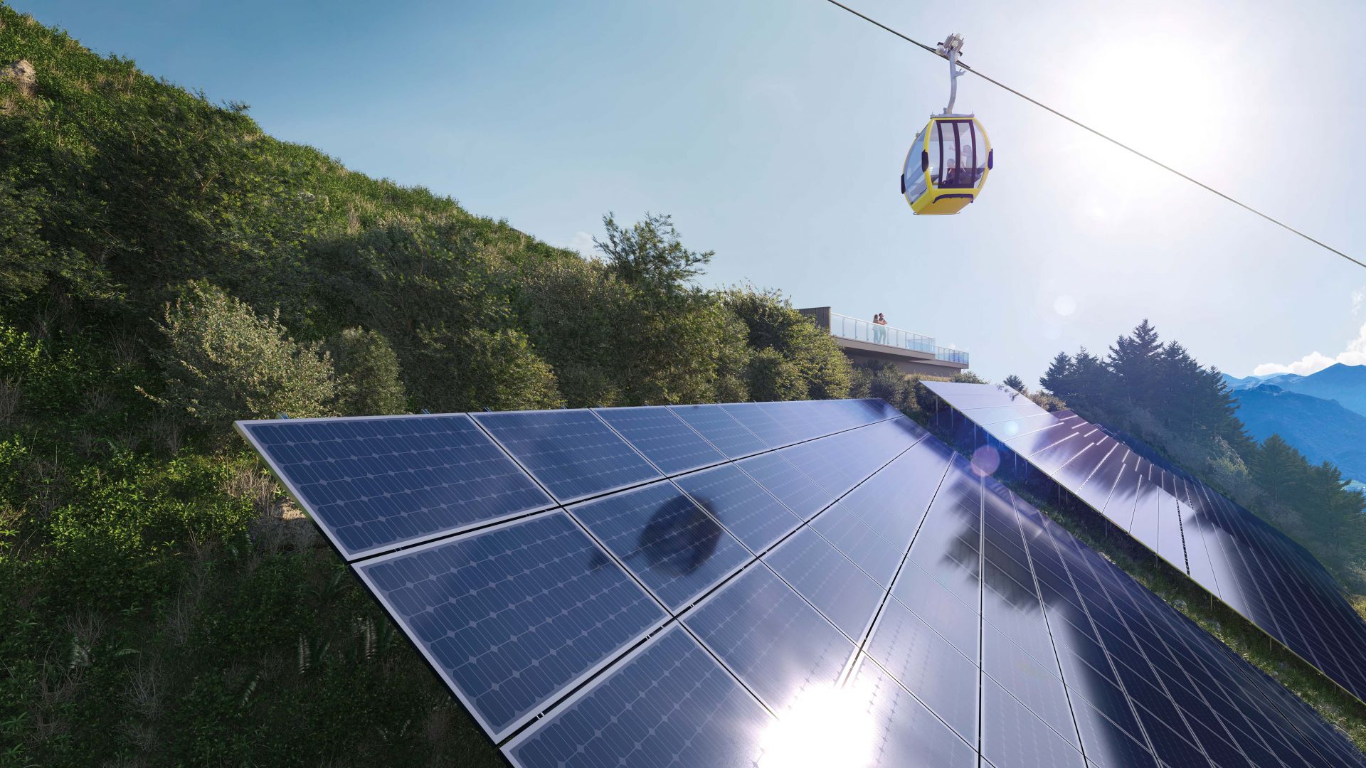 © Arthur Moser Mit grüner Energie aufs Zwölferhorn